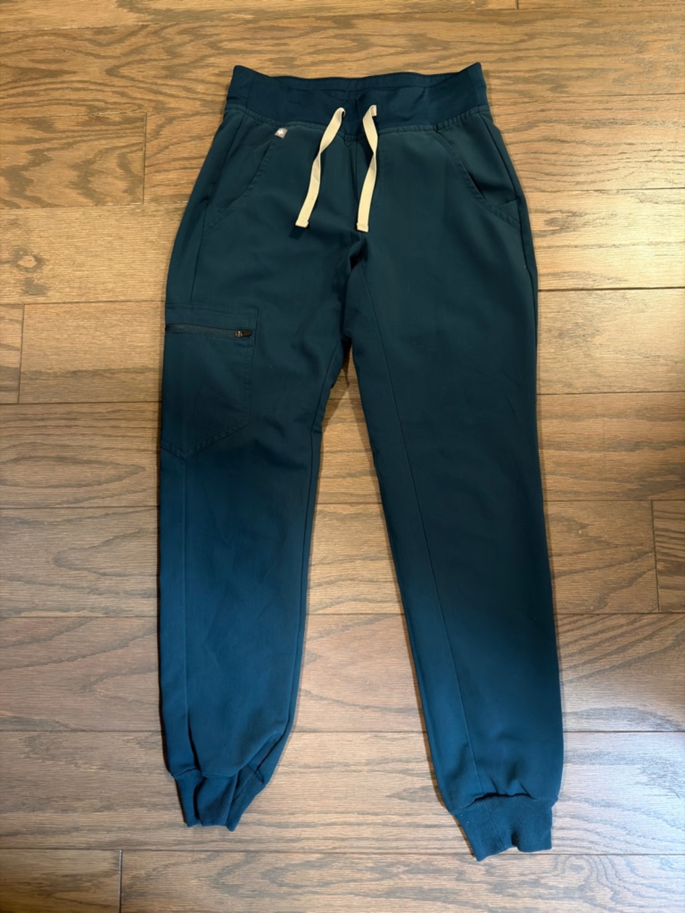 Figs jogger scrub pants in Caribbean Blue